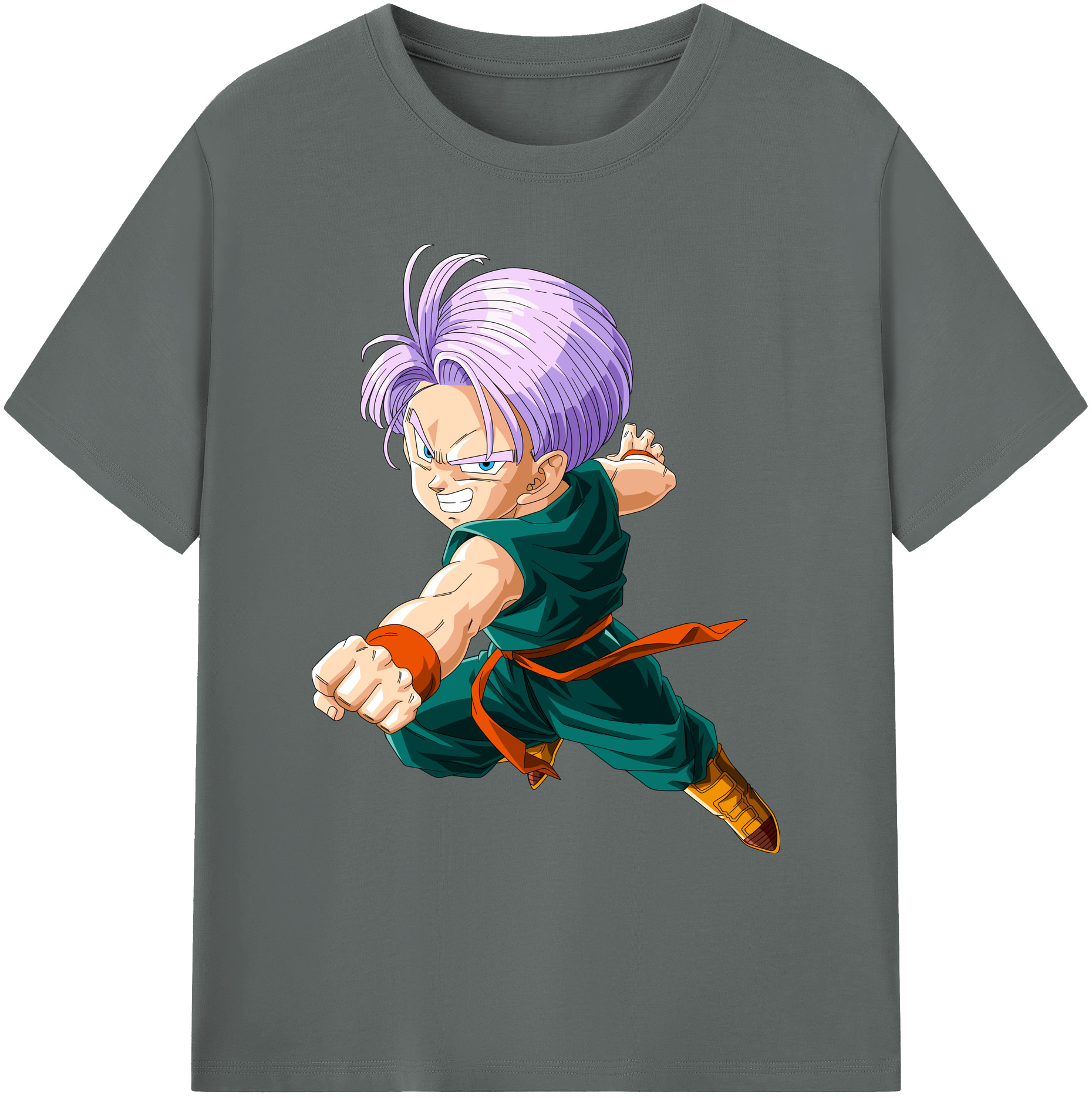 （画像用） ドラゴンボール トランクス（Torankusu）DRAGON BALL Trunks 綿100％ メンズ半袖Tシャツ｜肌触りやわらか＆通気性